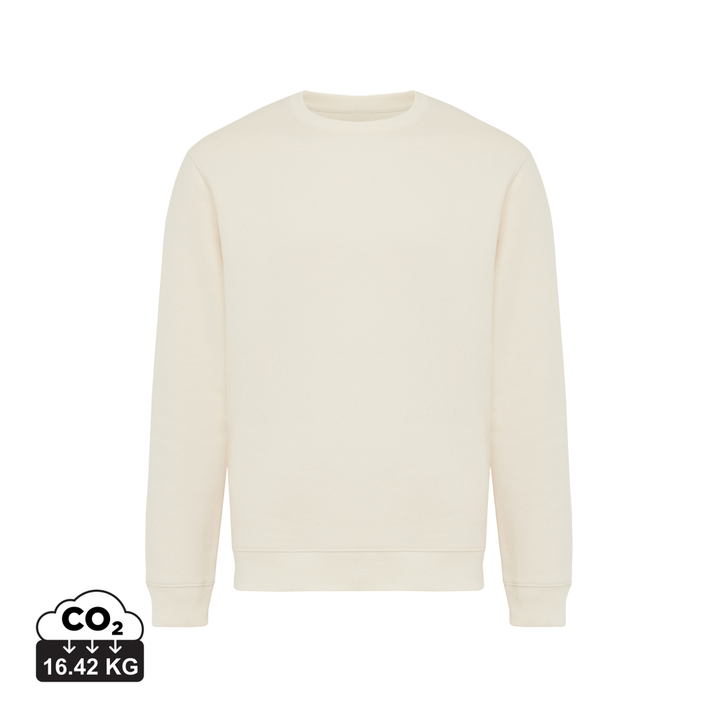 Sweat personnalisable mixte en coton bio et recyclé Torla natural raw
